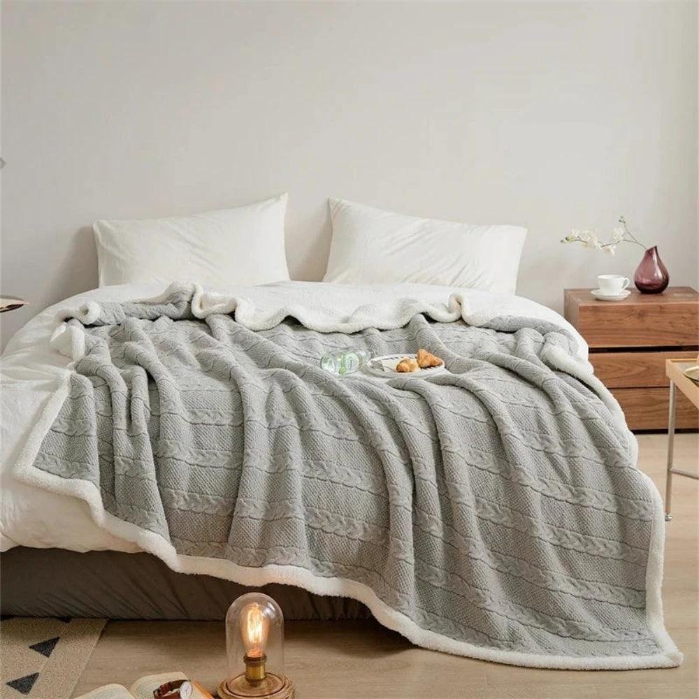Mellow Sherpa Blanket by Casa & Beyond