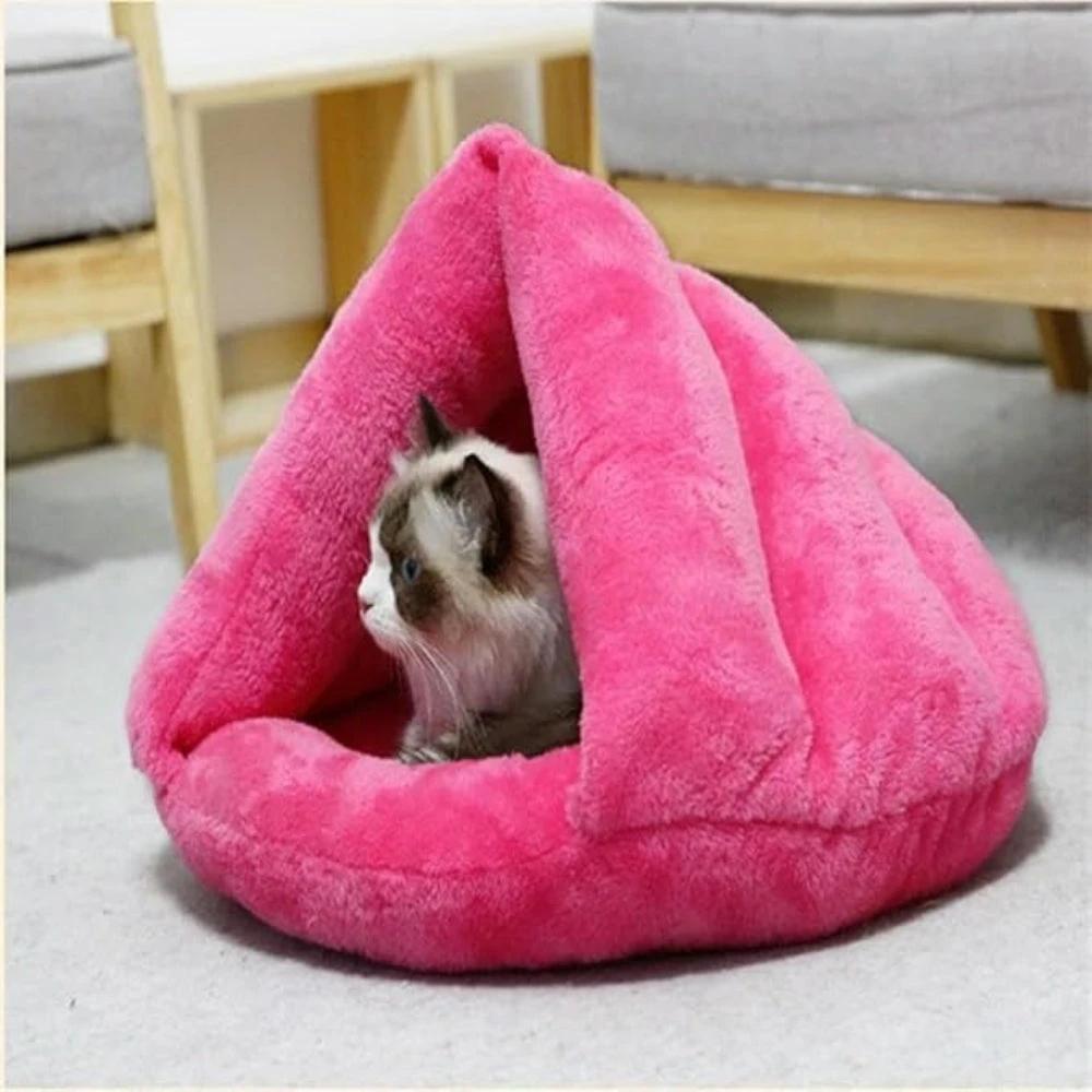 Polar-Fleece Pet Cave Bed by Casa & Beyond