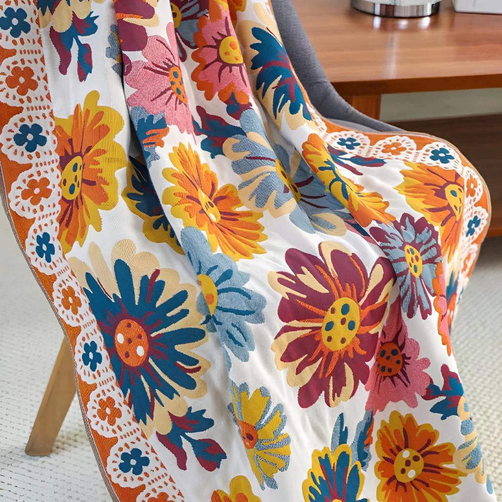Floral Fiesta Bath Towel by Casa & Beyond