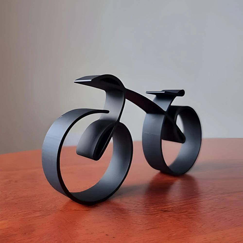 Urban Cyclist Abstract Decor by Casa & Beyond