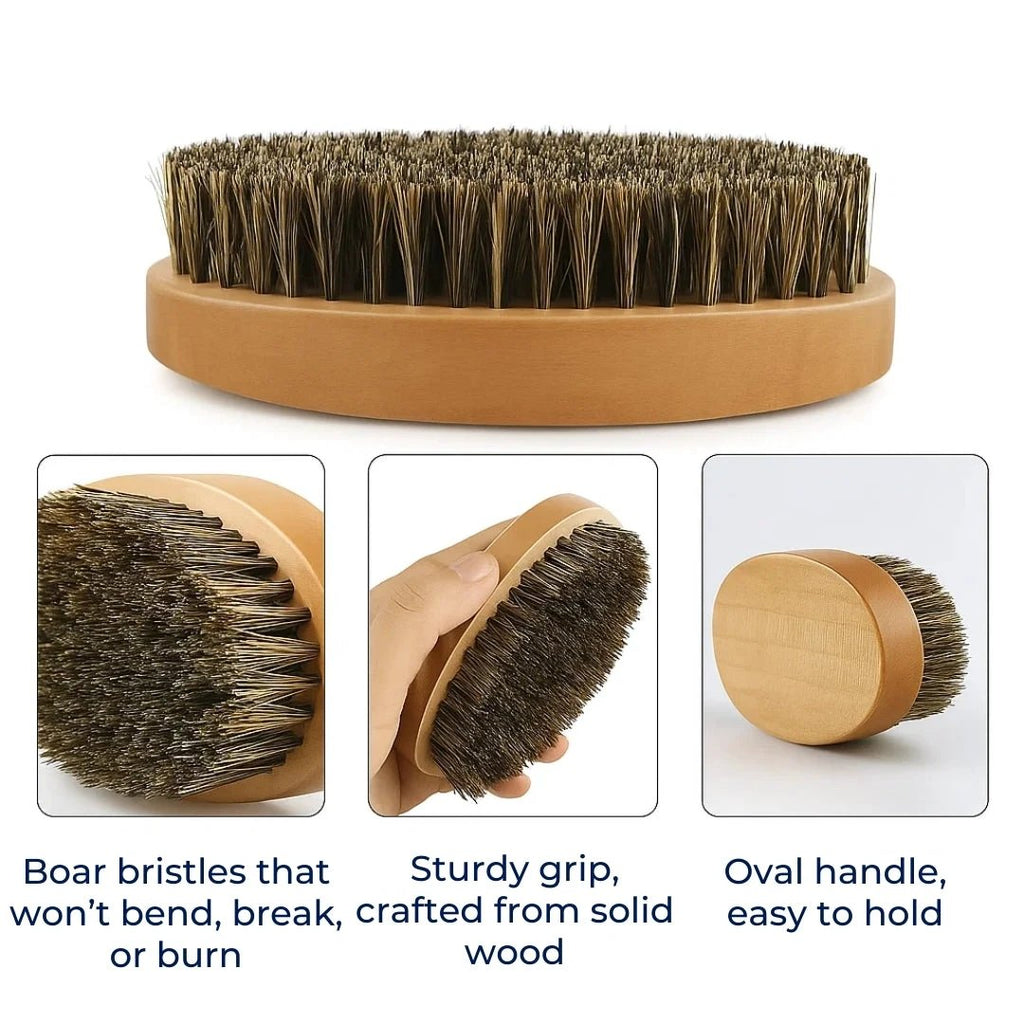 Easy Lather & Frizz Control – Soft Bristles – Skin-Friendly Grooming – Perfect Daily Beard Care for Men Bowlift by Bowlift