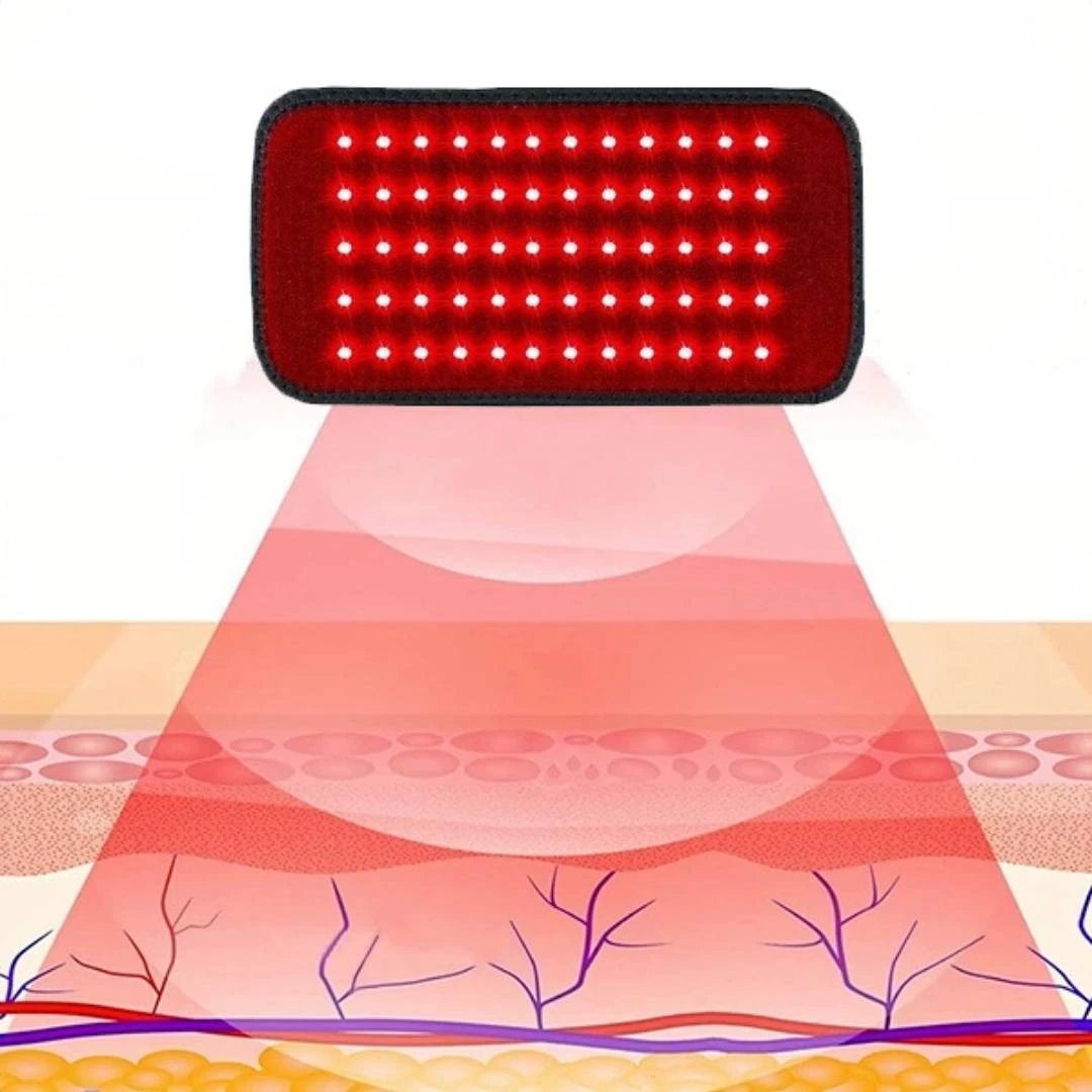 LumiRelief Red Light Therapy Belt | for Pain Relief - Inflammation Reduction - Muscle Recovery - Red Light for Skin Rejuvenation Bowlift by Bowlift