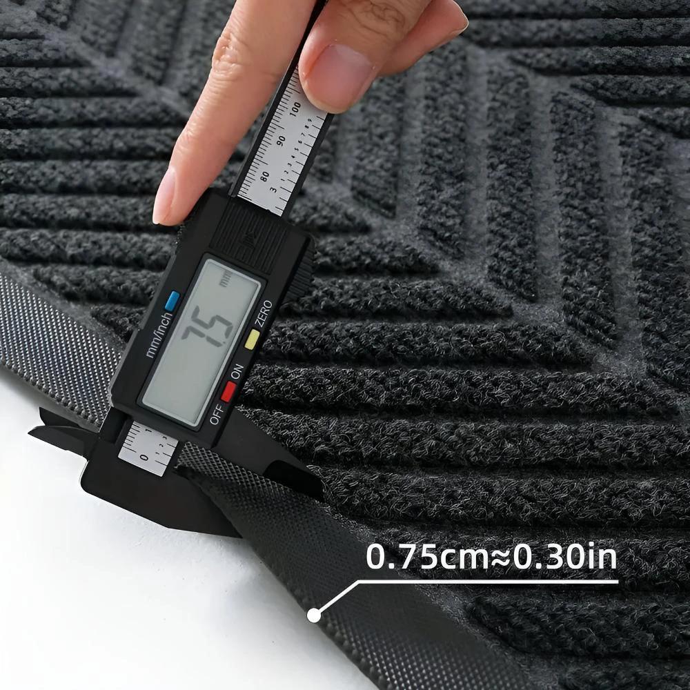 Chevron Ridges Non-Slip Door Mat by Casa & Beyond