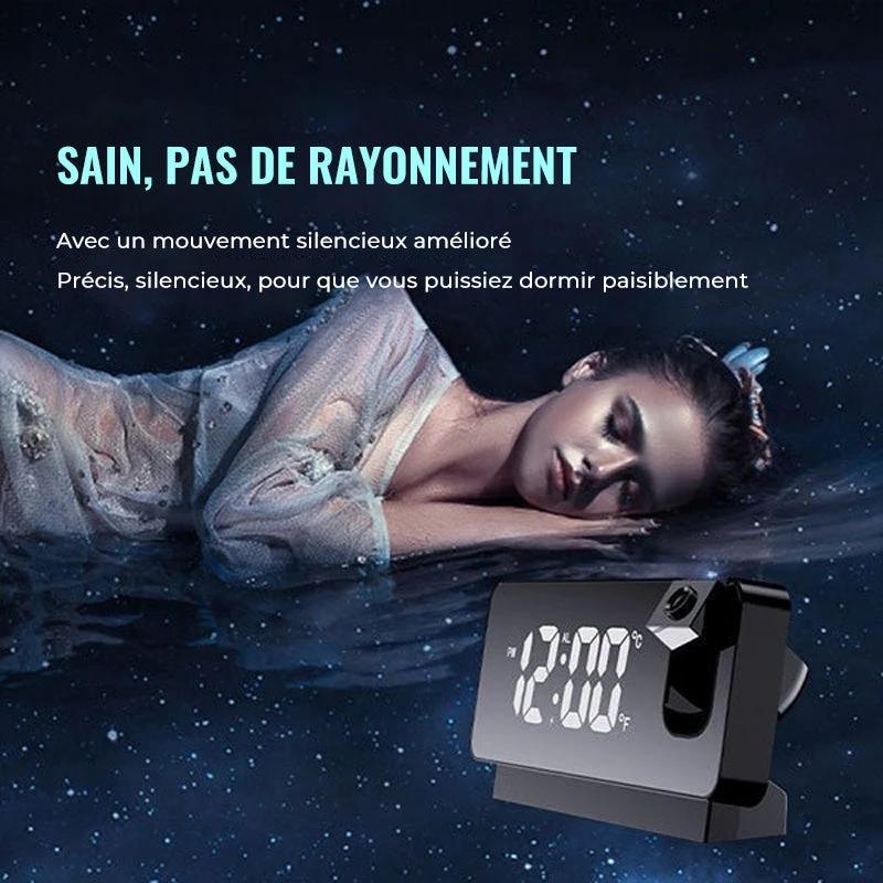 Intelligent digital projection clock by Bowlift