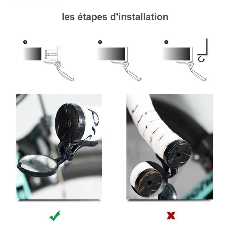 Rearview mirror for bicycle by Bowlift
