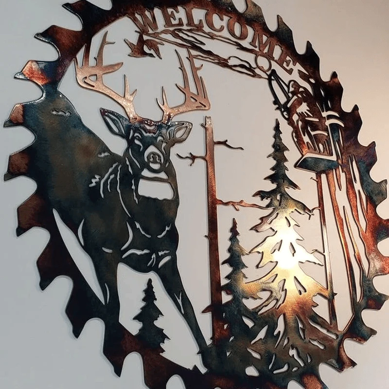Metal wall art, laser-cut by Bowlift