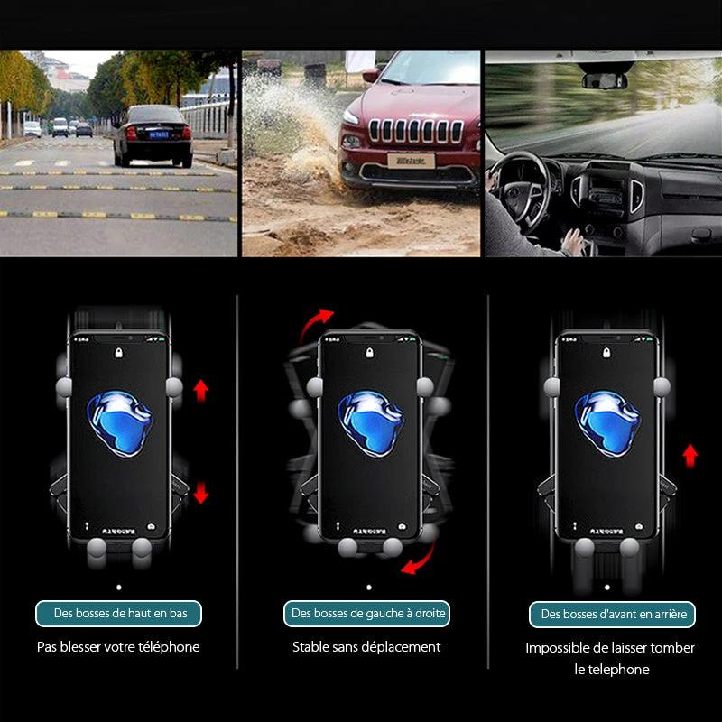 Removable smartphone holder for car by Bowlift