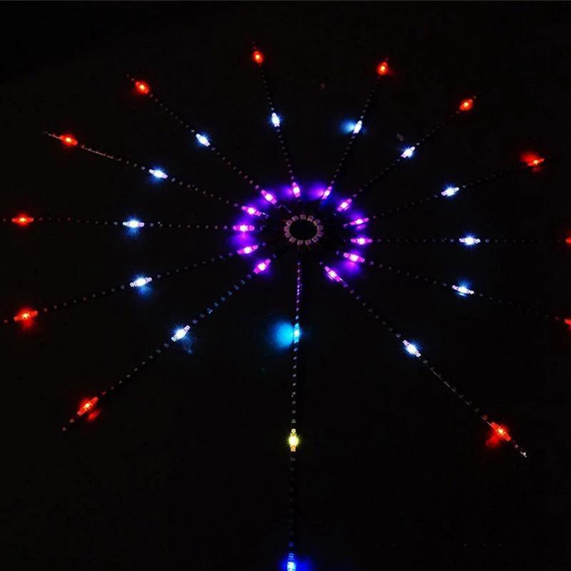 LED lights from fireworks by Bowlift