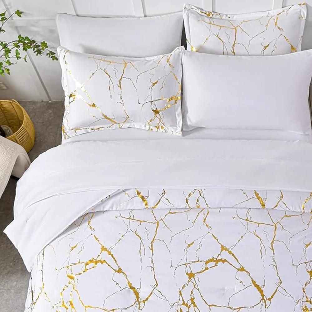 Lux Marble Premium Duvet Cover Set by Casa & Beyond