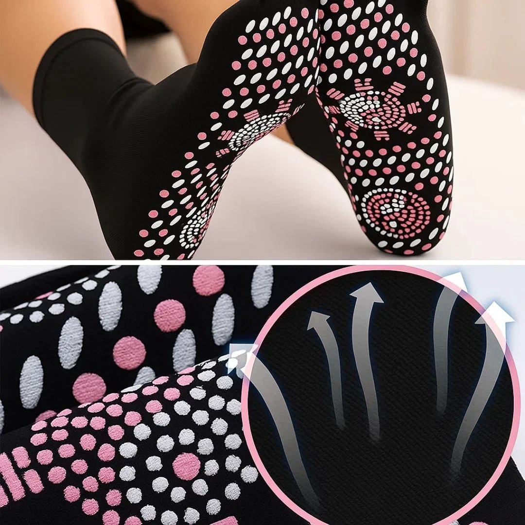 Heating Socks – Magnetic Therapy – Breathable Slimming Thermal Socks for Cold Feet Relief – Boosts Circulation & Comfort Bowlift by Bowlift