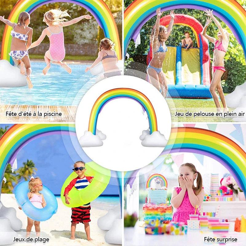 Rainbow Spray Bow Inflatable by Bowlift