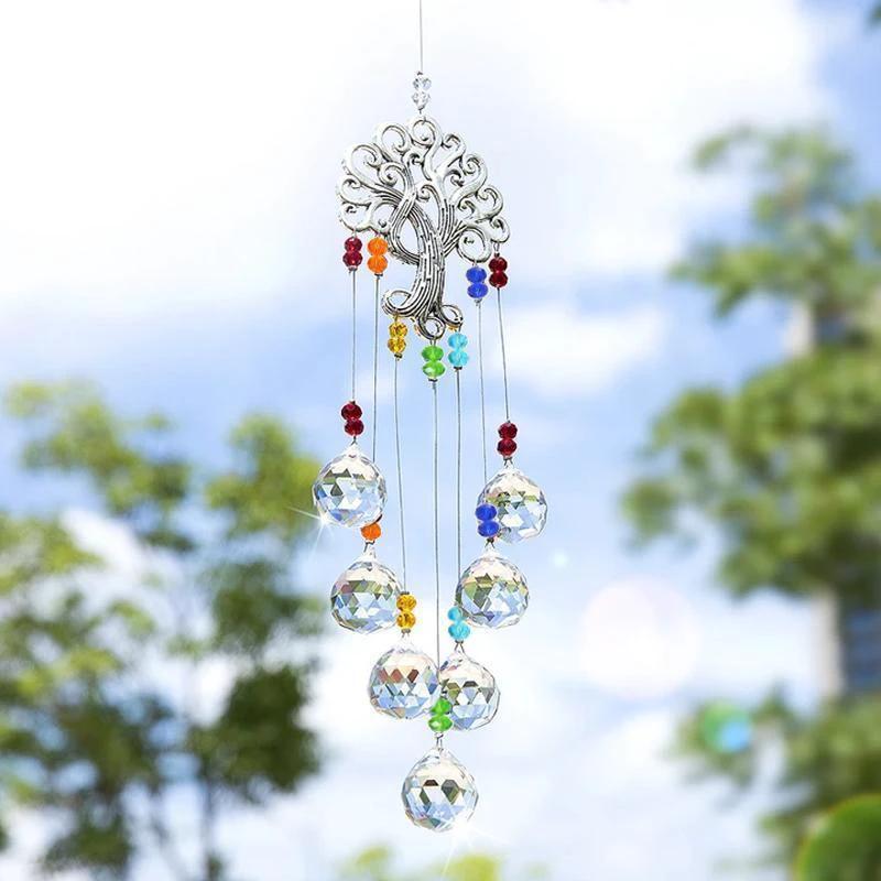 Sun Catcher Tree World Made of Crystal by Bowlift
