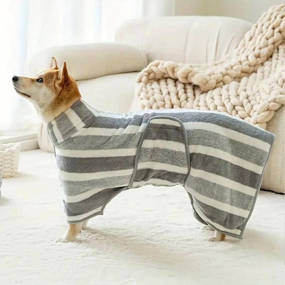 Gentle Touch Dog Drying Towel Robe by Casa & Beyond