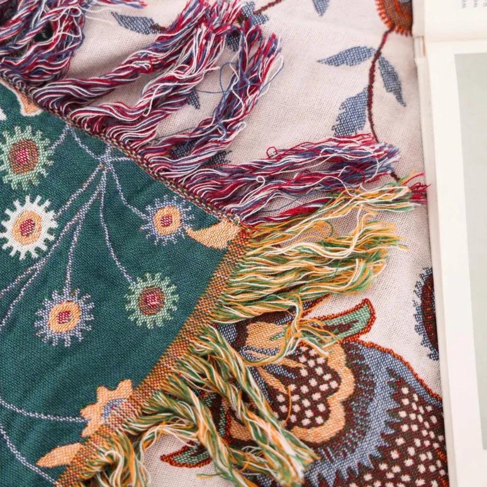 Liora Vintage Reversible Soft Blanket by Casa & Beyond