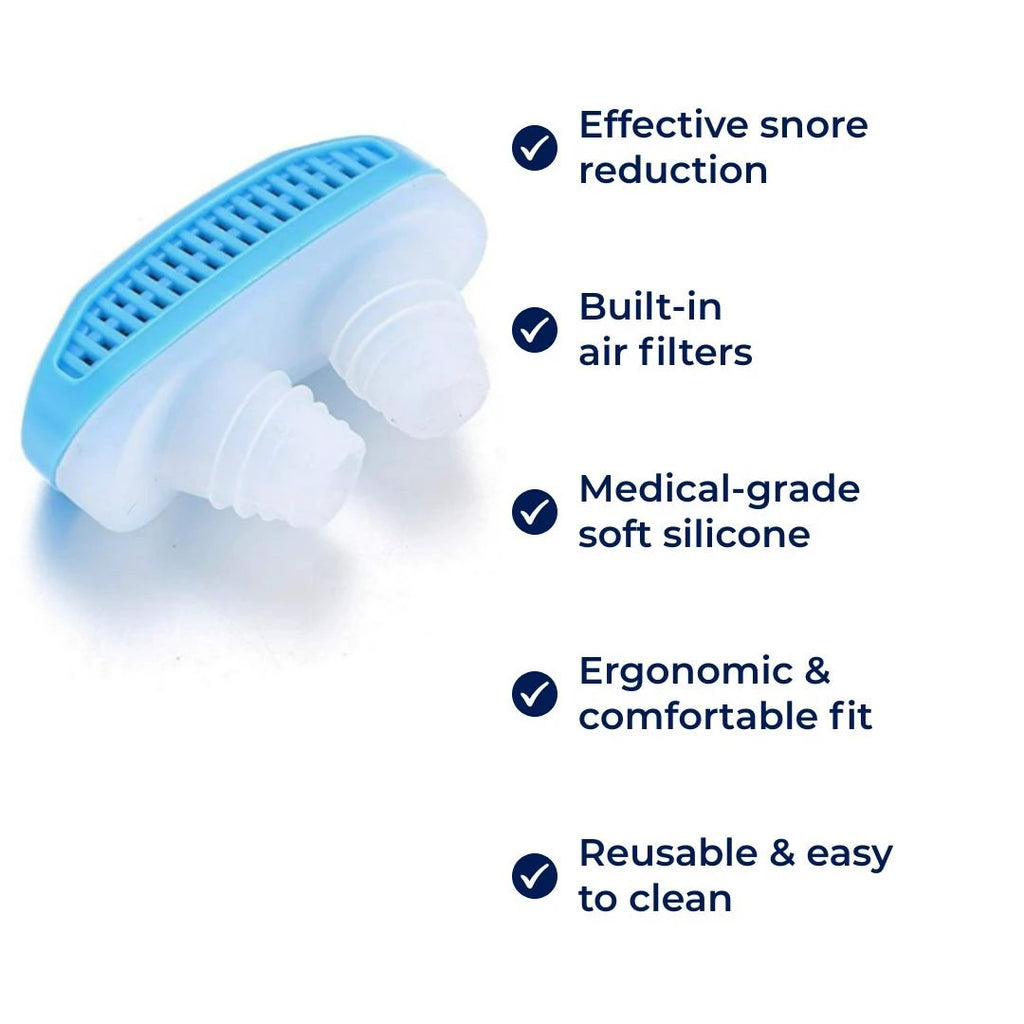 SilentEase | Anti-Snore Nasal Dilators – Snoring Relief – Soft Silicone – Comfortable Fit for Adults Bowlift by Bowlift
