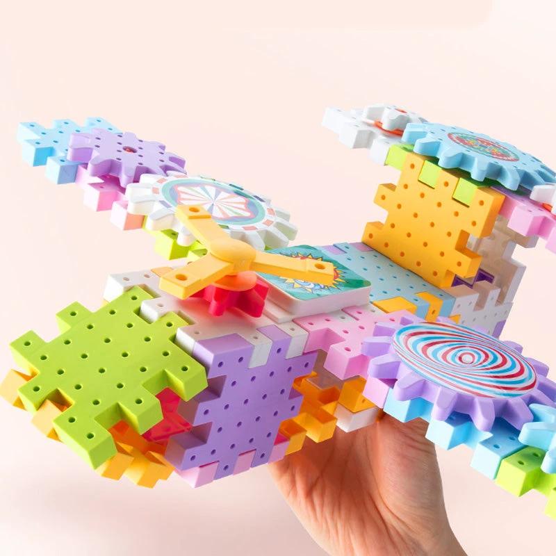 Paradise of various electric building blocks for children by Bowlift