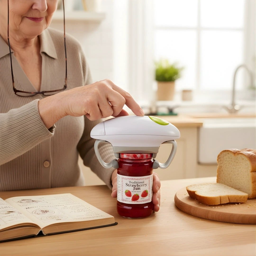 Smooth Edge Safety – Battery Powered – One‑Touch Ease – Prevents Cuts – Ideal for Seniors & Cooks Bowlift by Bowlift
