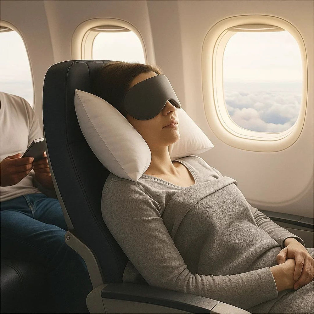 Dual-Temperature Warm and Cool Sides – Full-Coverage Blackout Design – For Travellers and Light-Sensitive Sleepers Bowlift by Bowlift