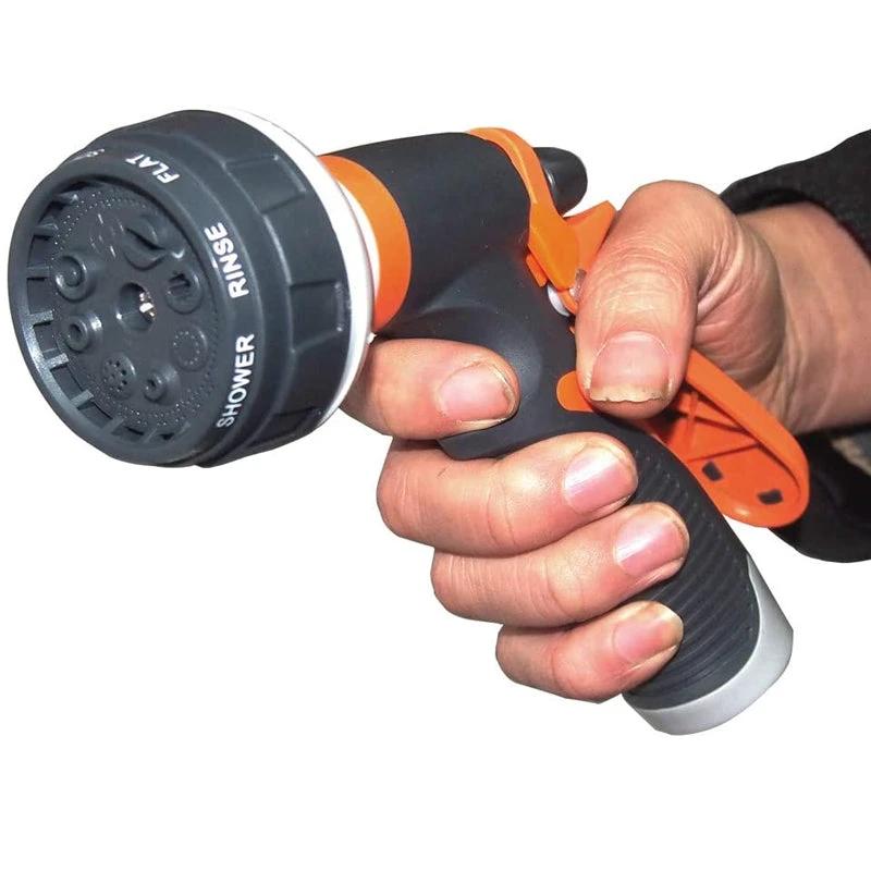 High pressure adjustable garden hose nozzle by Bowlift