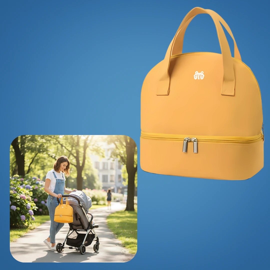8h Cooling – Leakproof & Portable – Keeps Milk Fresh Safe & Hygienic for Working Mums Bowlift by Bowlift
