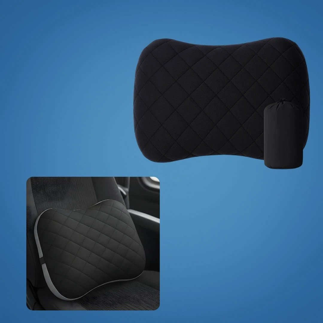 Ergonomic Neck Support – Inflatable & Lightweight – Eases Neck Pain – Compact for Flights & Train Bowlift by Bowlift