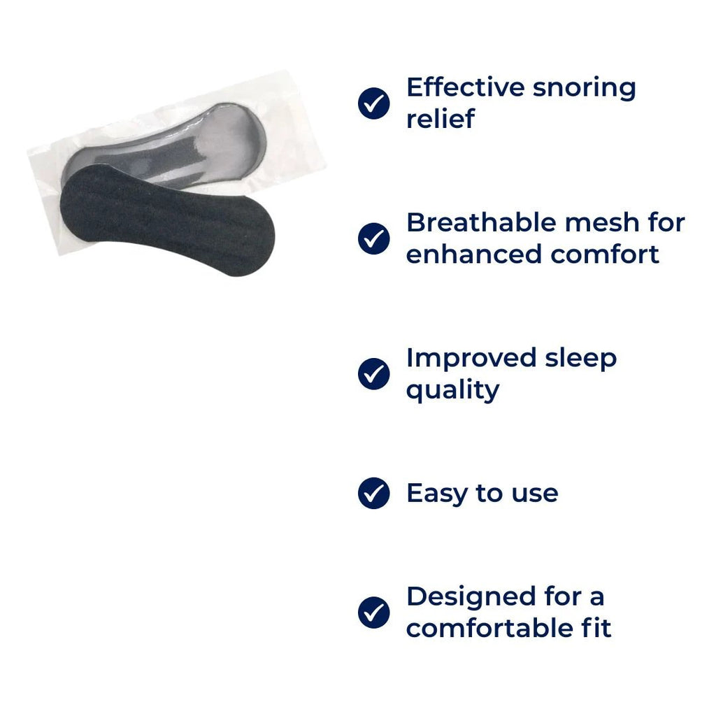 AirEase | Nasal Strips – Snoring Relief – Breathable Mesh – For Restful Sleep Bowlift by Bowlift