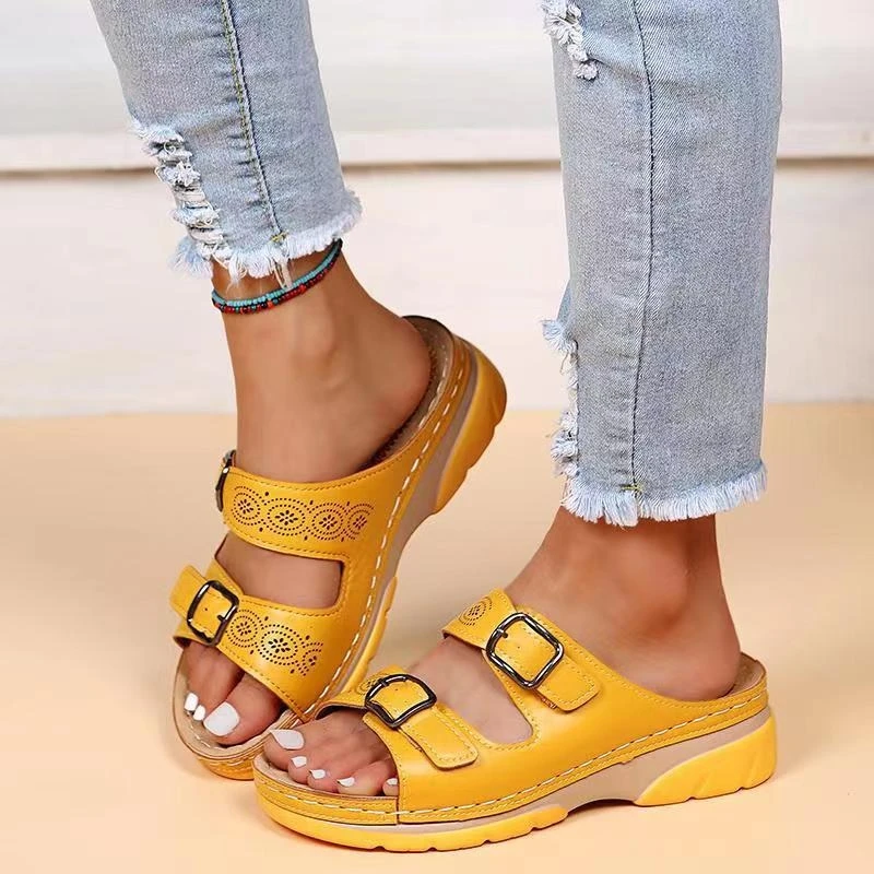 Women's Orthopedic Sandals made of Leather by BowLift