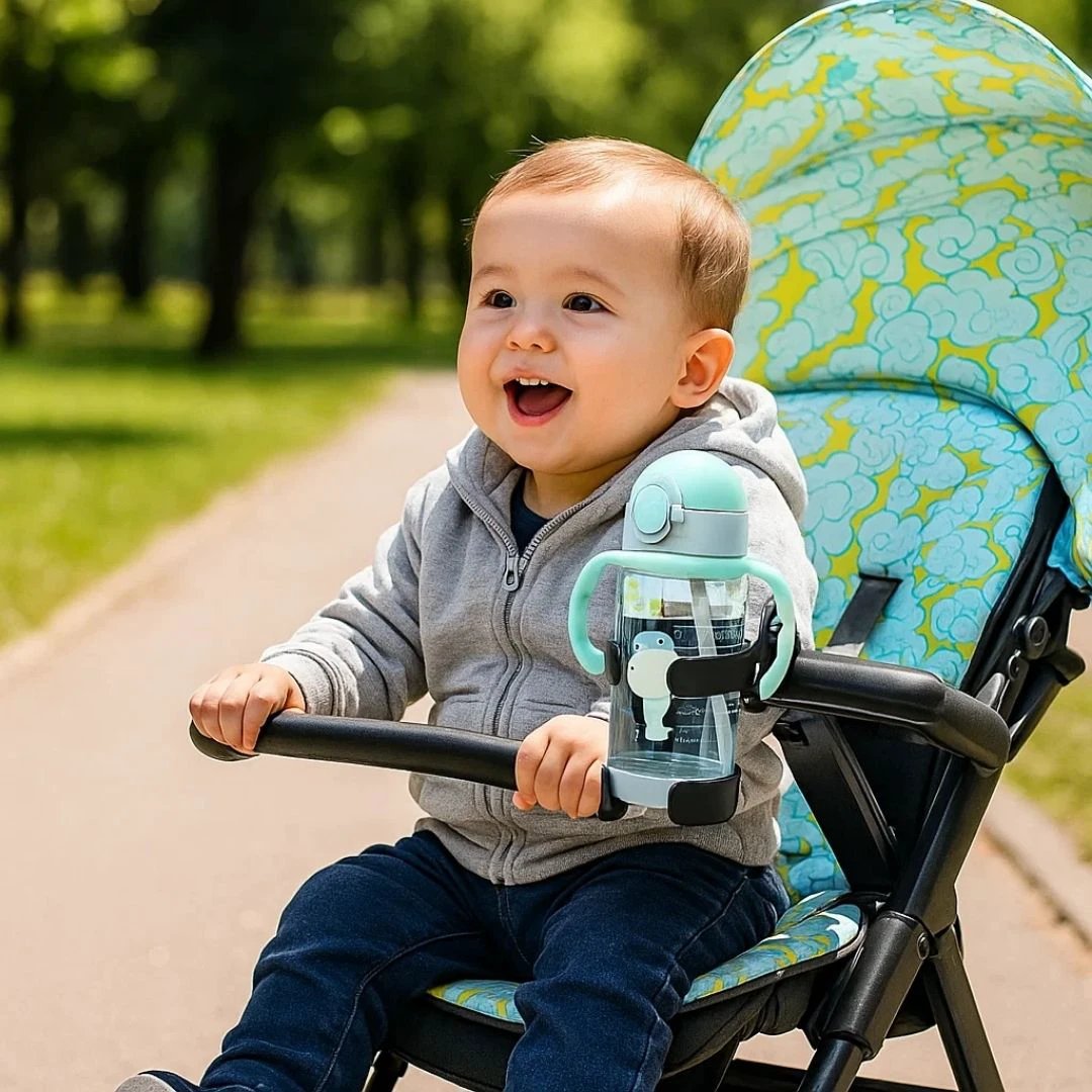 SipSecure | Universal Stroller Cup Holder – Adjustable Clamp – Secure Fit – Ideal for Parents on the Go Bowlift by Bowlift