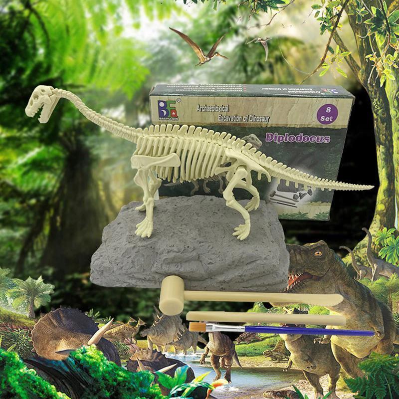 archaeological dinosaur toy by Bowlift