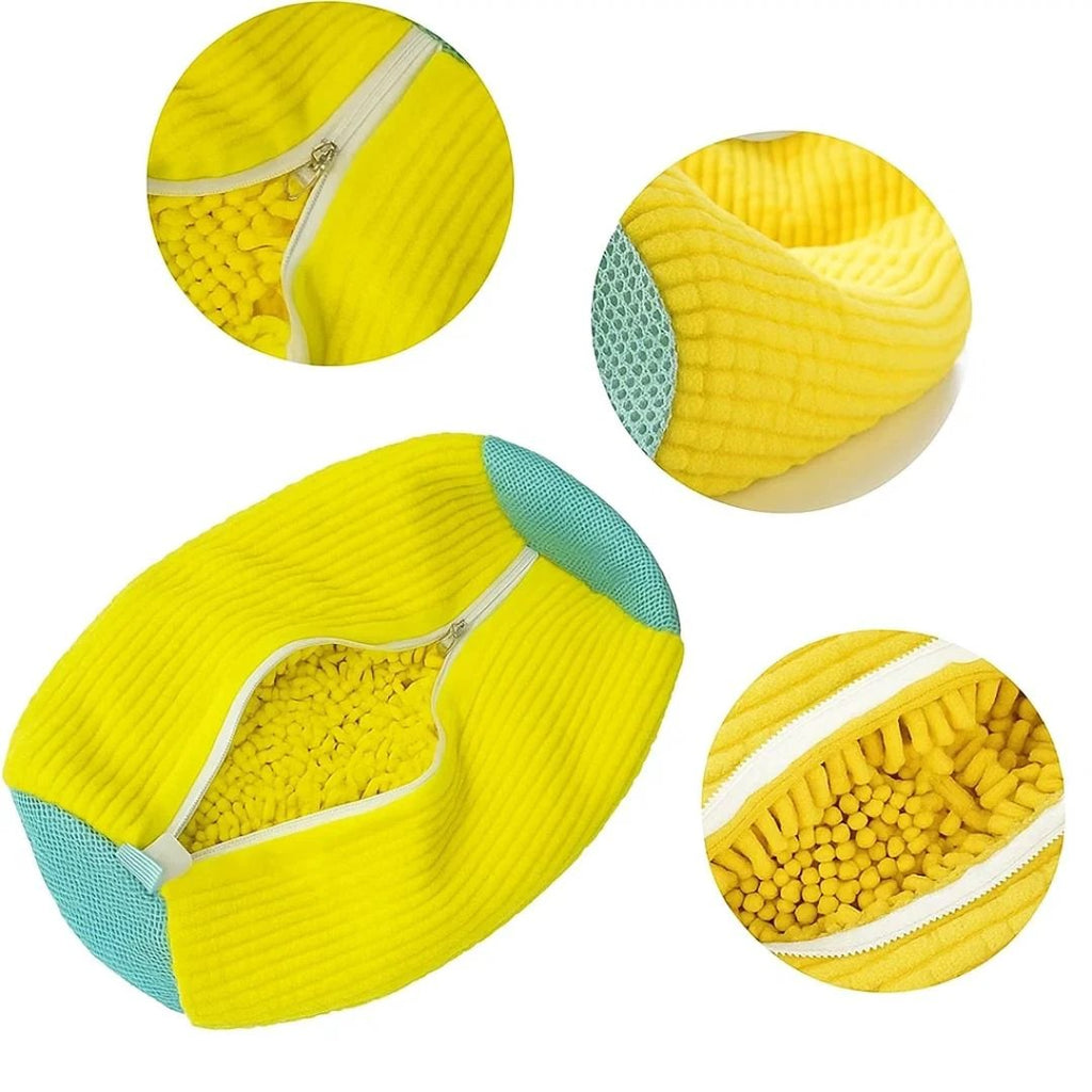ShoeGuard | Shoe Washing Machine Bag – Protective Cushioning – Mesh Fabric – Trainer Care Bowlift by Bowlift