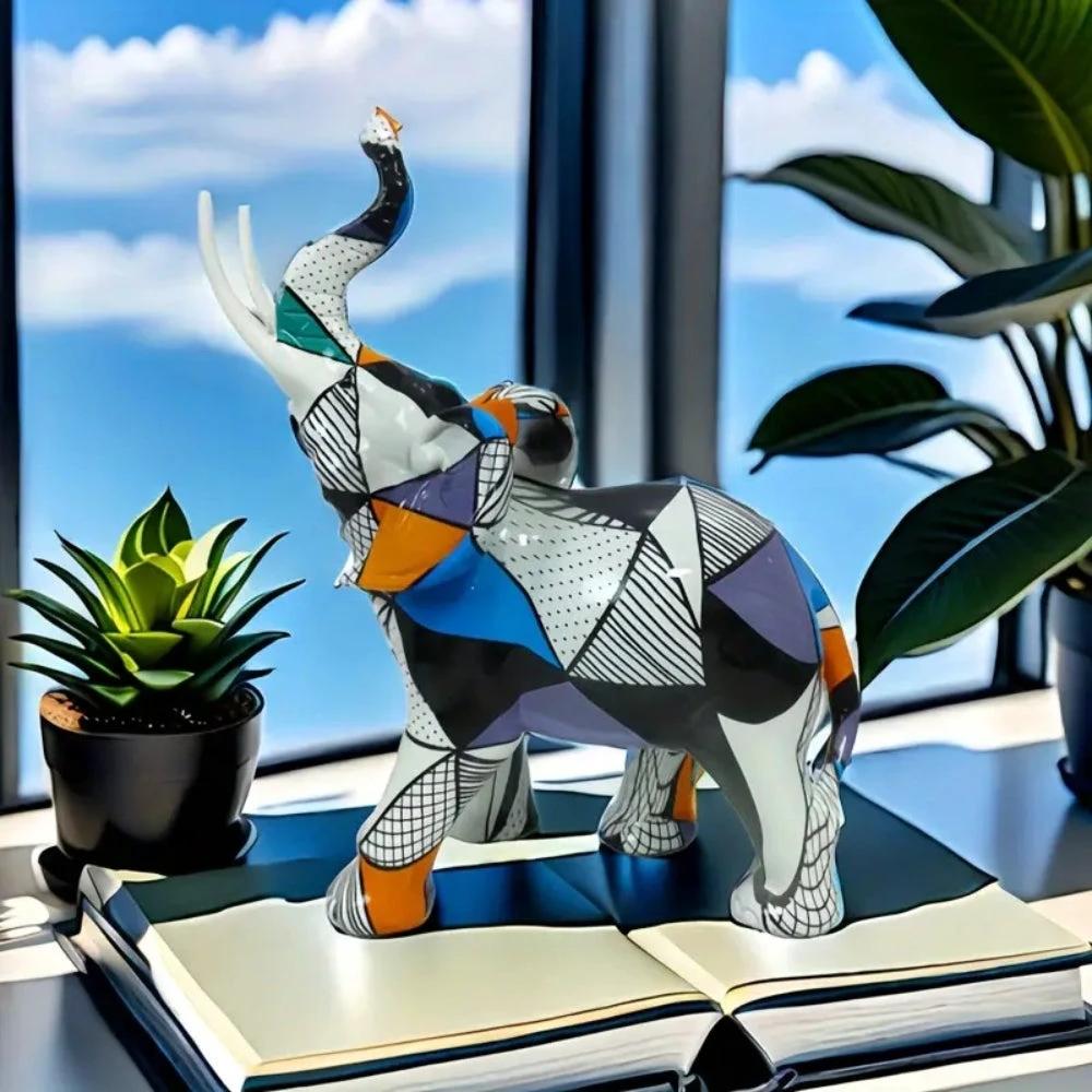 Luxury Abstract Elephant Figurine by Casa & Beyond