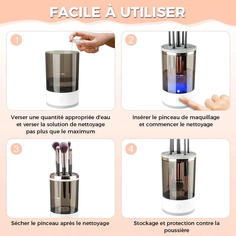 Electric Makeup Brush Cleaner by Bowlift