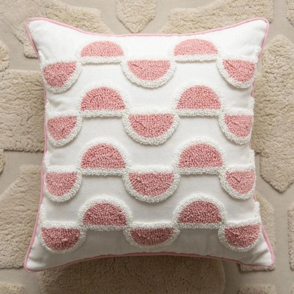 Tassel-Trimmed Boho Floral Cushions by Casa & Beyond