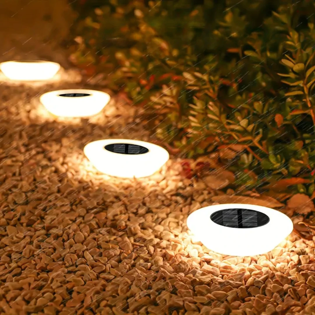 Rust-Proof Solar Outdoor Light for All Weathers Bowlift by Bowlift