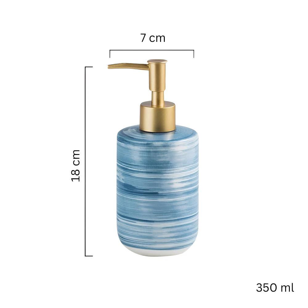 Marble Ceramic Soap Dispenser by Casa & Beyond