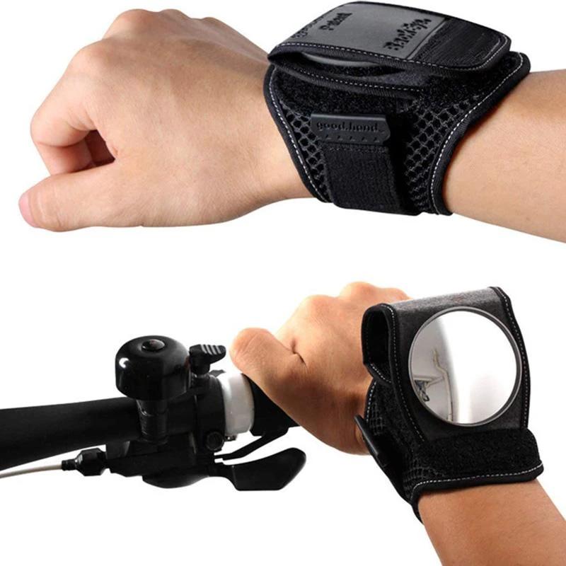 Rearview mirror safety strap for bicycle by Bowlift