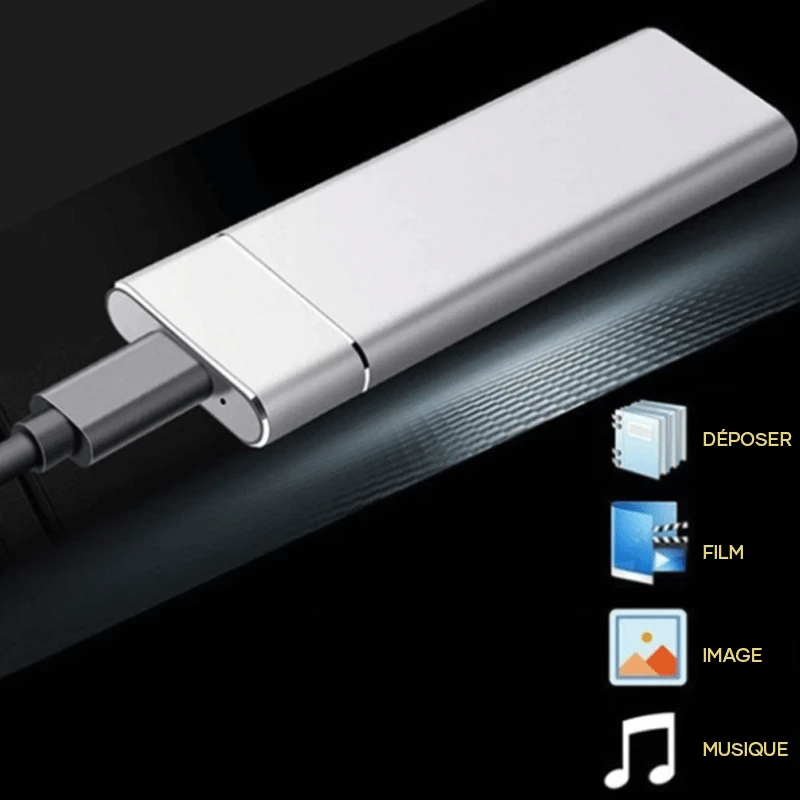 External Ultra Fast SSD Hard Drive by Bowlift