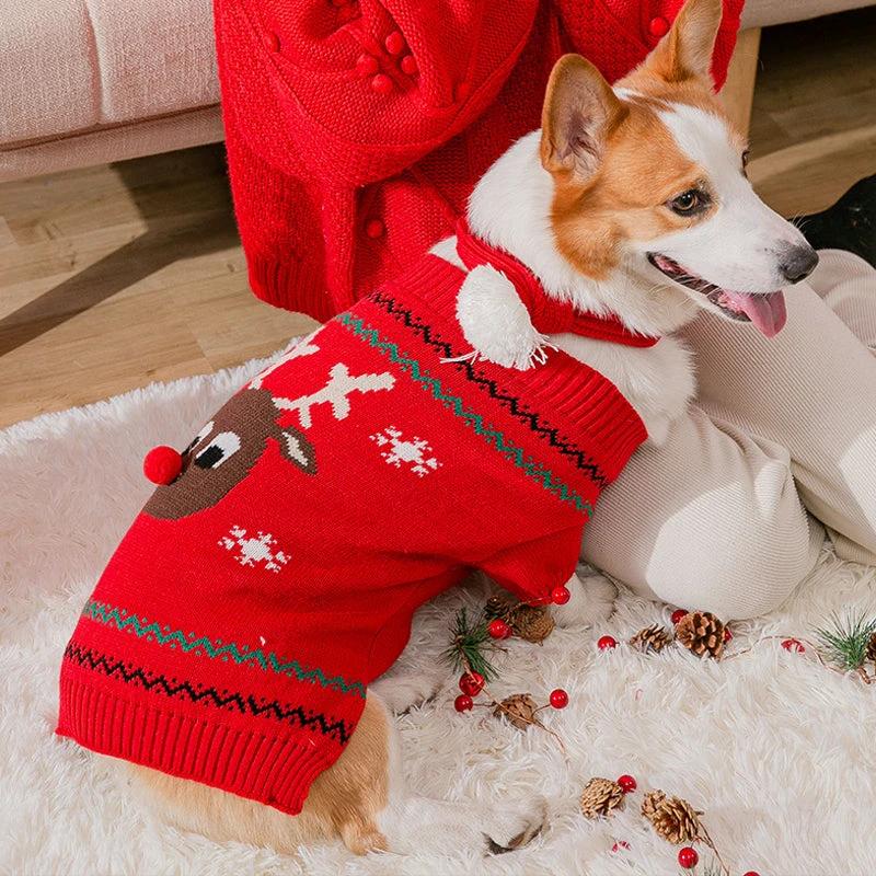 Warm Christmas clothing for pets by Bowlift