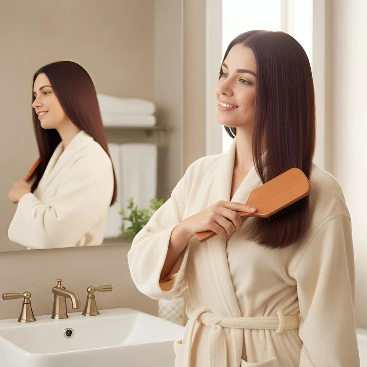 Static Detangling Brush – Frizz Control – Air Cushion Pad – Reduces Breakage – Adds Smooth, Shiny & Healthy-Looking Hair Bowlift by Bowlift