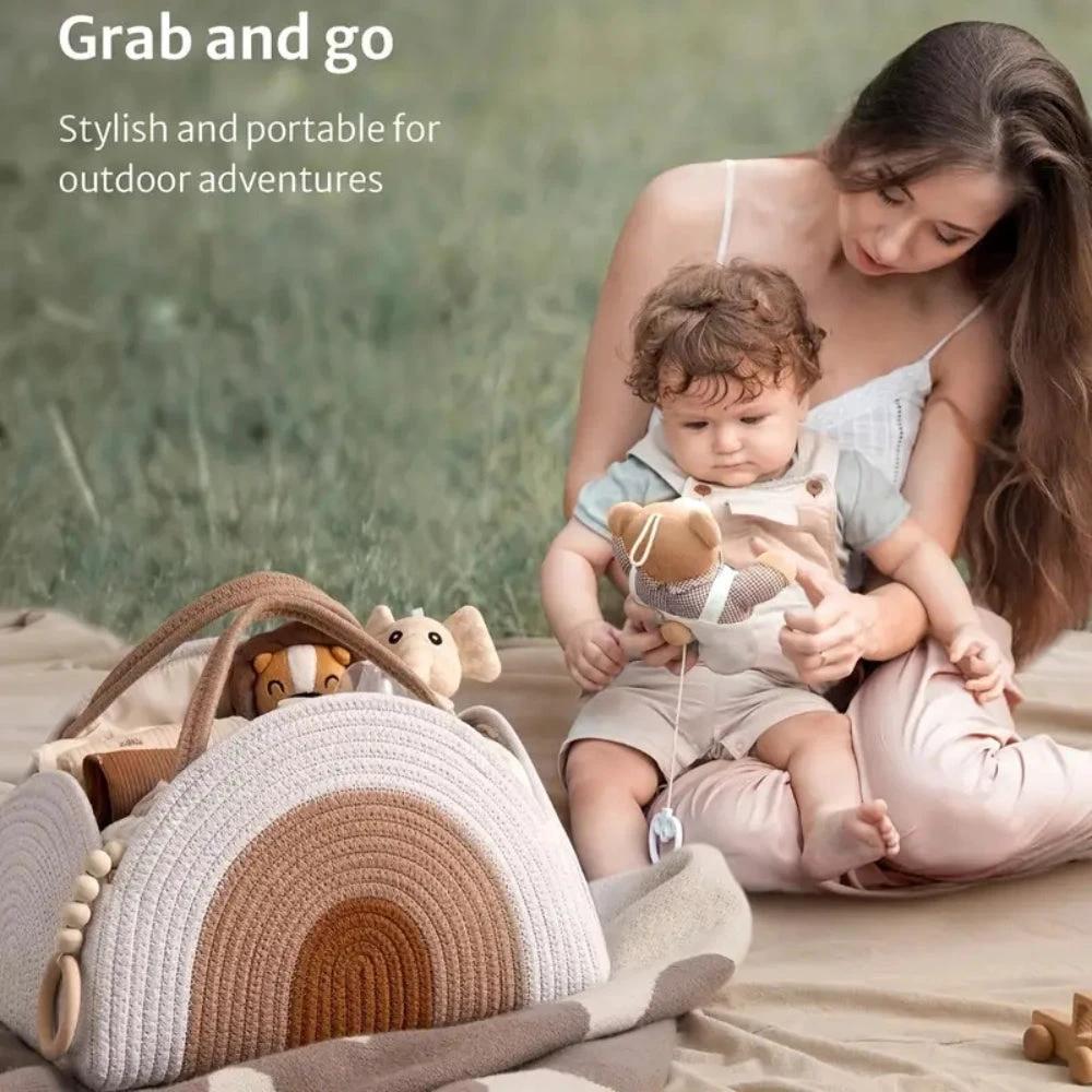 Neutral Tone Baby Storage Organizer by Casa & Beyond