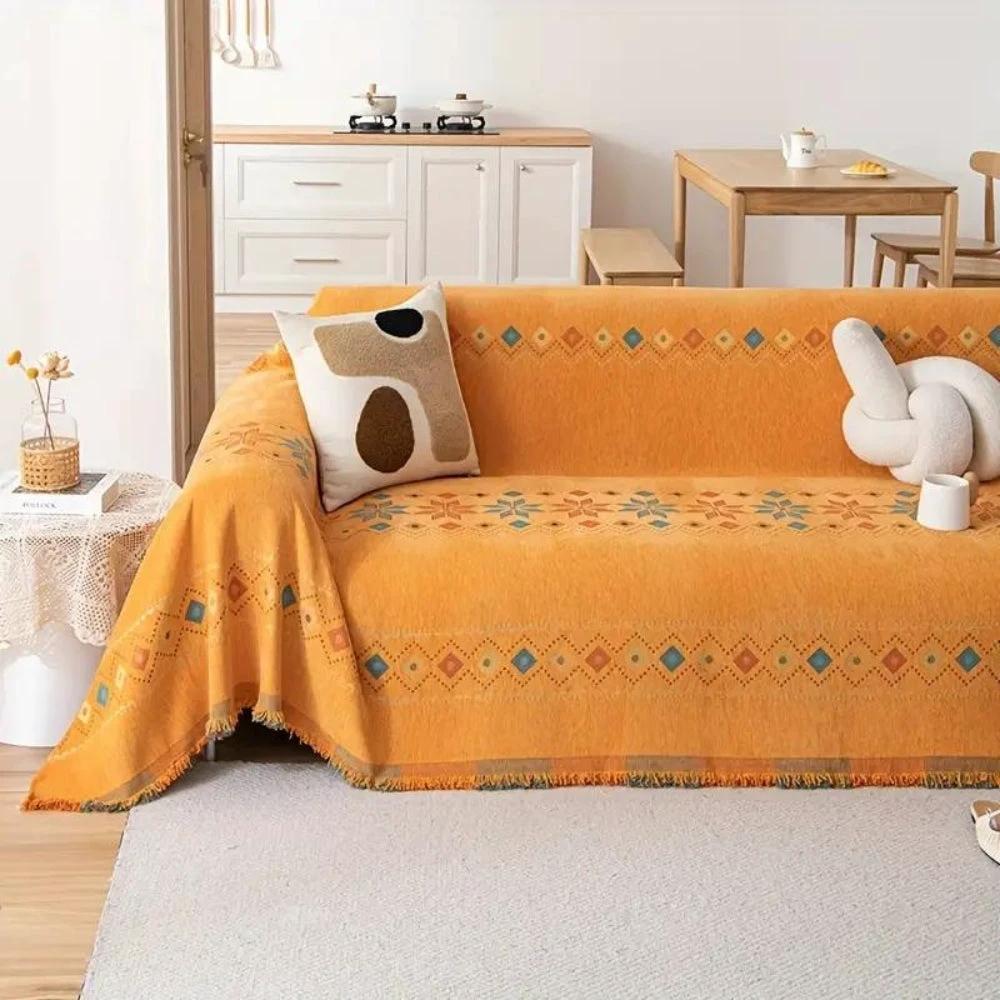 Stylish Boho Sofa Cover by Casa & Beyond