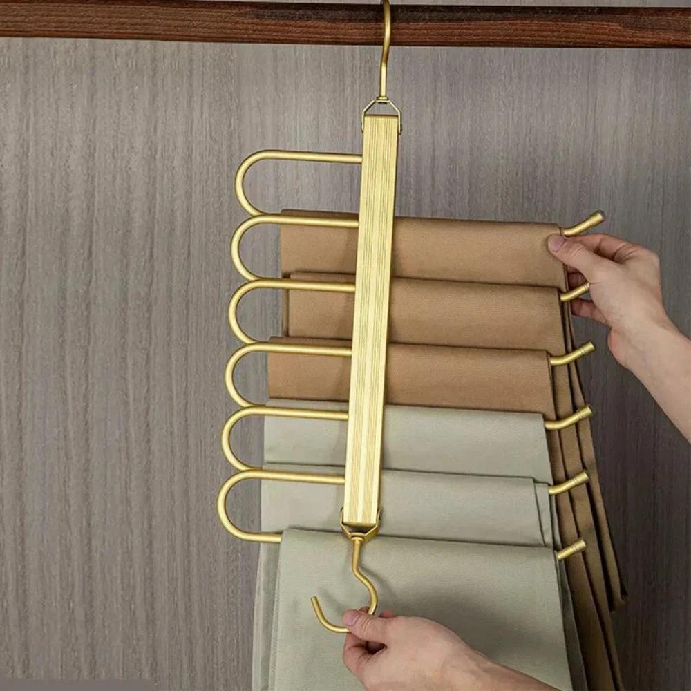 Regal Gold Space-Saving Trouser Hanger by Casa & Beyond