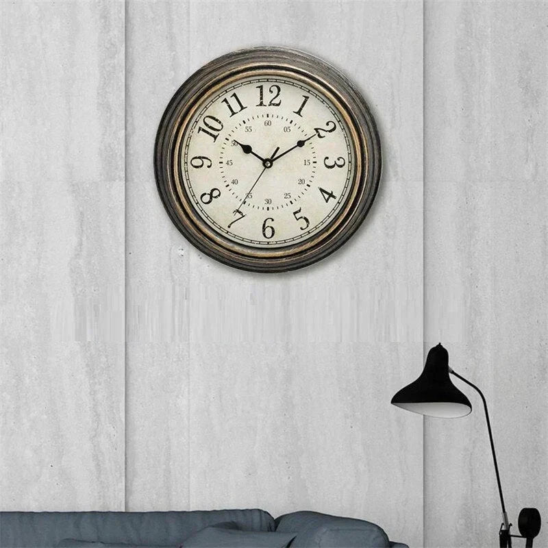 RusticCharm Vintage Wall Clock Bowlift by Bowlift