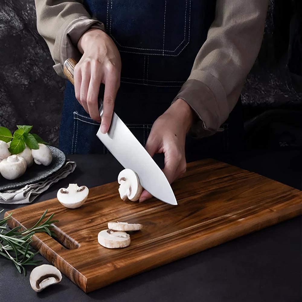 Premium Solid Wood Cutting Board by Casa & Beyond