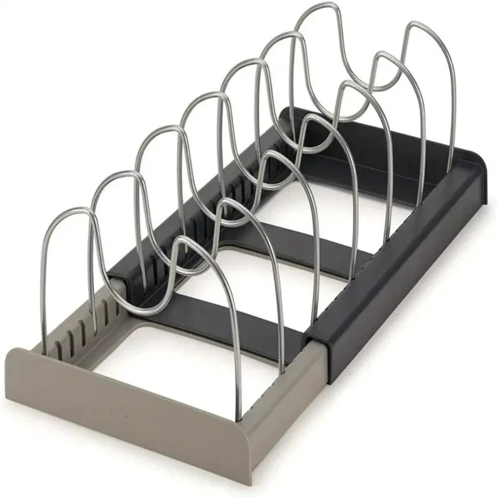 Expandable Pot and Pans Organizer Rack by Casa & Beyond