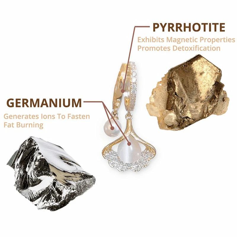 Magnetic Therapy Detox Germanium Earrings by BowLift
