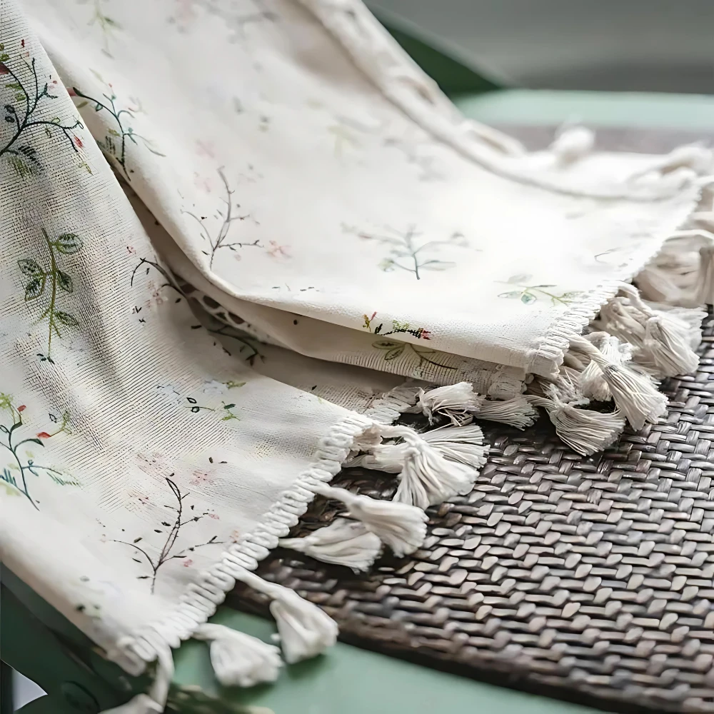 Whimsical Meadow Lace Curtain by Casa & Beyond