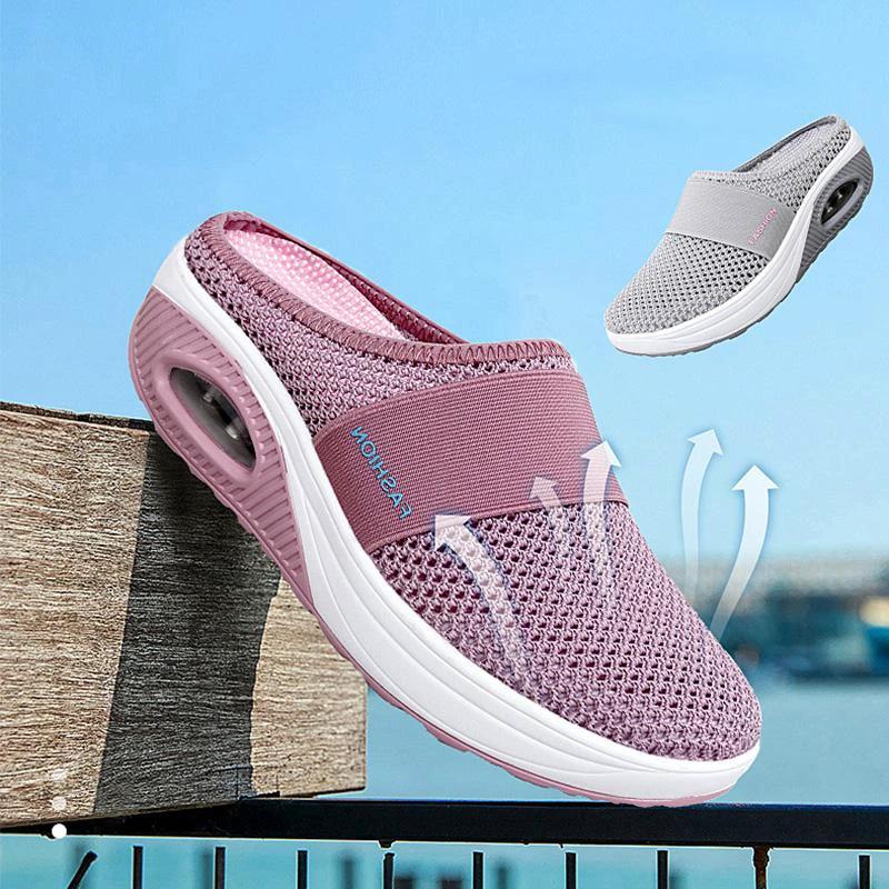 Air cushion removal orthopedic diabetic walking shoes by BowLift