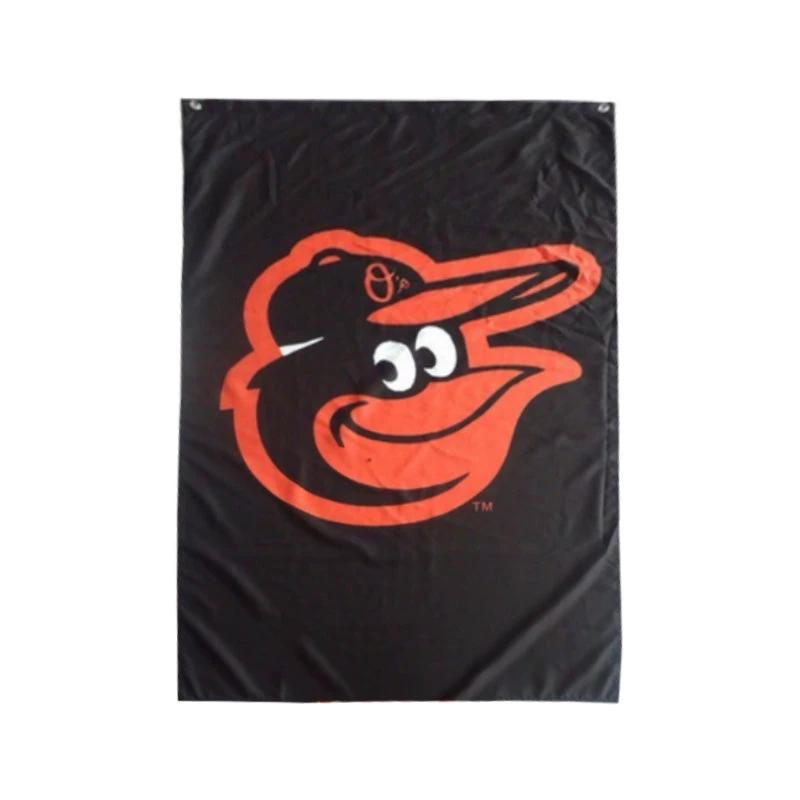 Baltimore Orioles Flag-3x5FT Banner-100% polyester by flagsshop