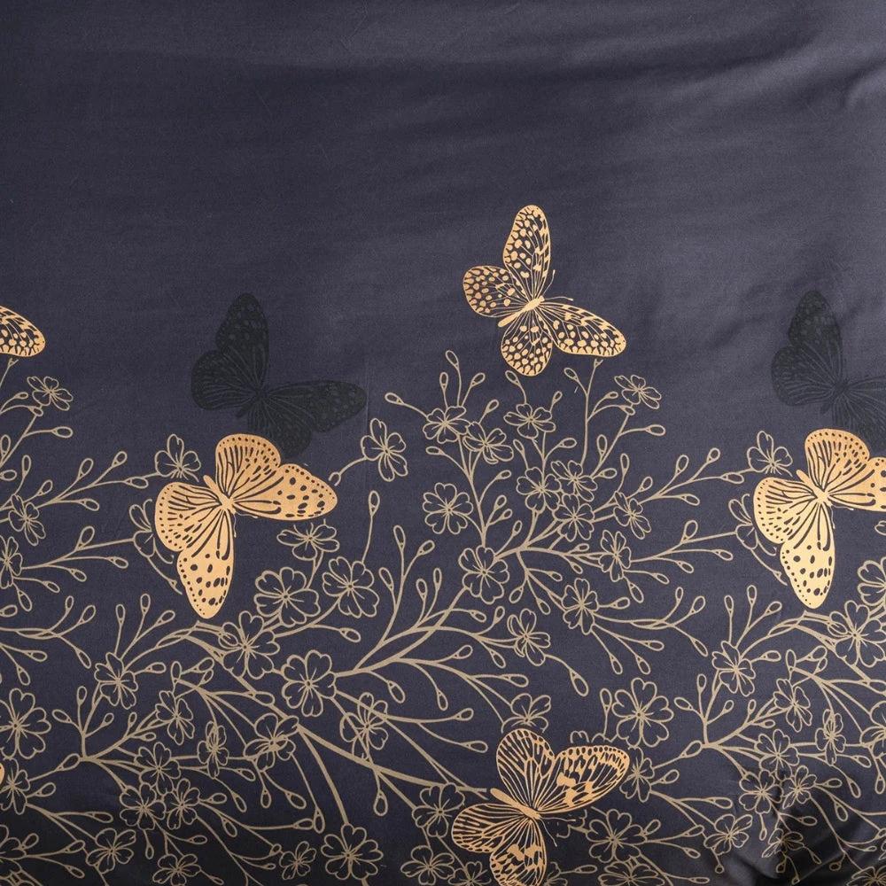 Valora Midnight Butterfly Duvet Cover | 3pcs Set by Casa & Beyond